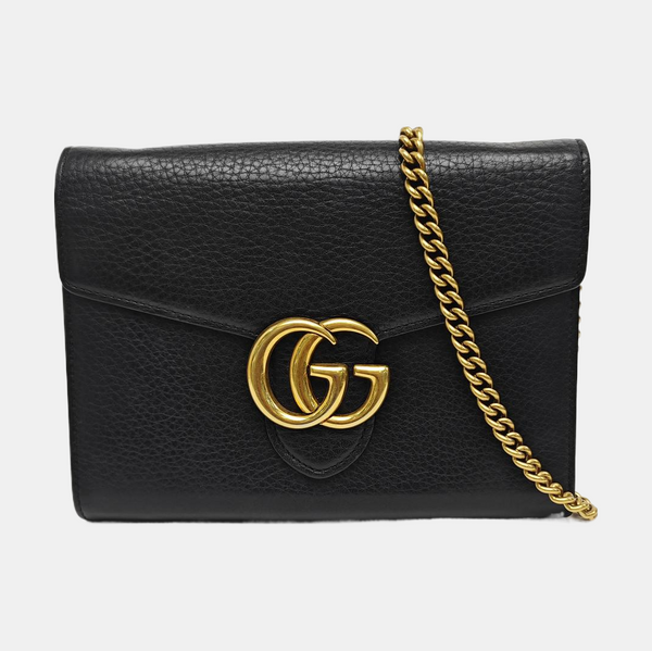 GG Marmont Mini Calfskin Black
