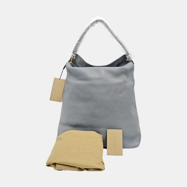 Calfskin Top Handle Bag Blue