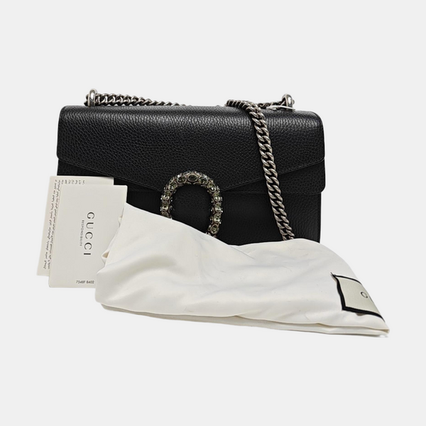 Dionysus Small Calfskin Black