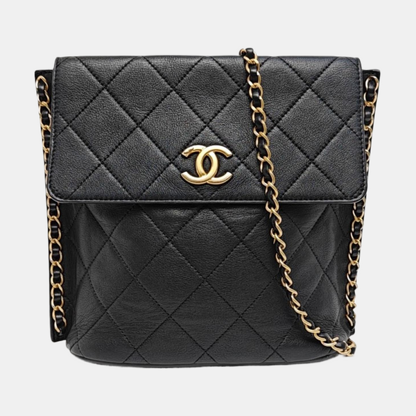 Quilted Calfskin Black