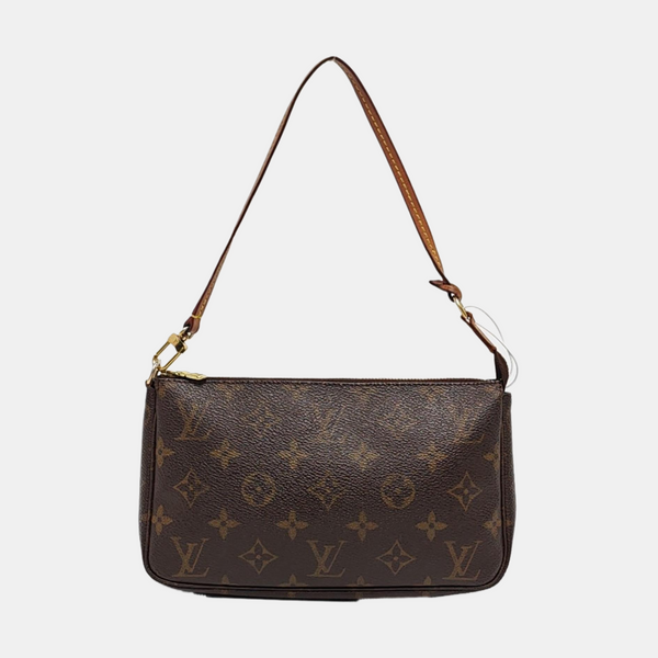 ACCESSOIRES Monogram Coated Canvas Brown