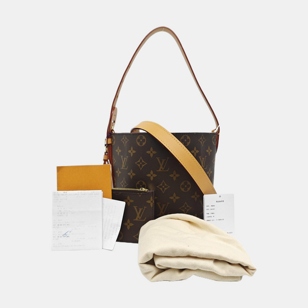 ALL IN Monogram Coated Canvas Brown