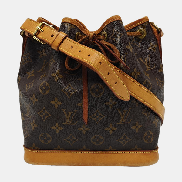 NOÉ BB Monogram Coated Canvas Brown
