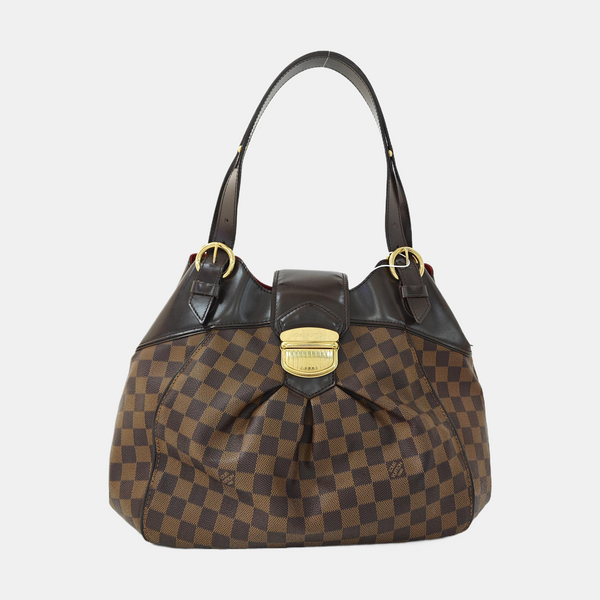 SISTINA GM Damier Ebene Coated Canvas Brown