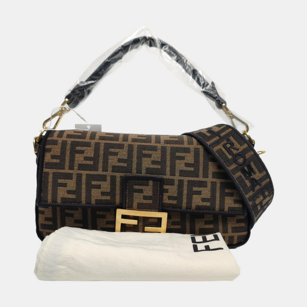 Baguette Medium Canvas Brown