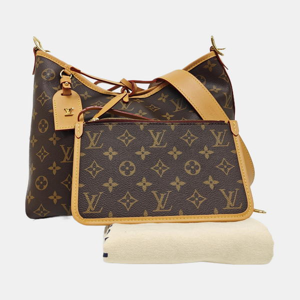 CARRYALL PM Monogram Coated Canvas Brown