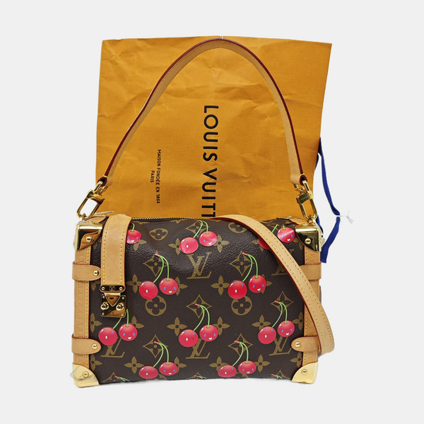 SIDE TRUNK MM Monogram Coated Canvas Brown