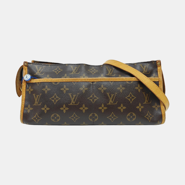 POPINCOURT Monogram Coated Canvas Brown