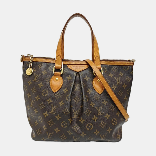 PALERMO PM Monogram Coated Canvas Brown