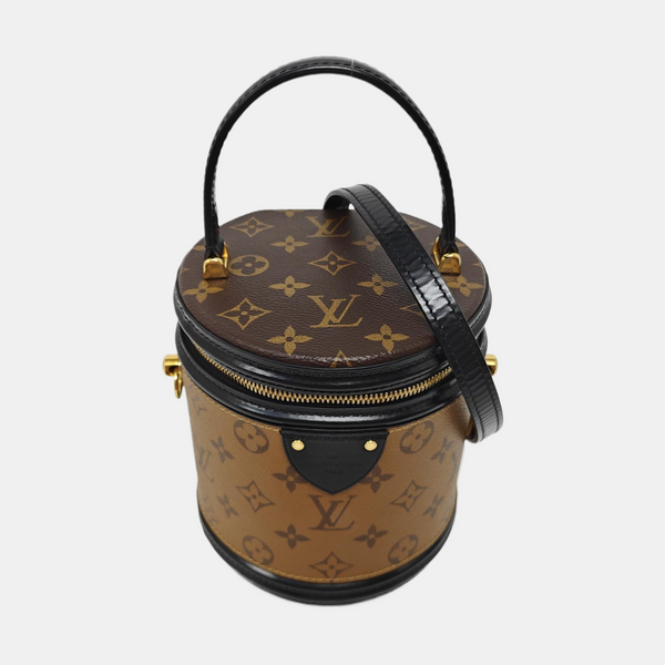 CANNES PM Monogram Coated Canvas Brown