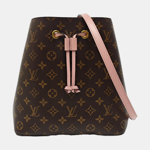NÉONOÉ MM Monogram Coated Canvas Brown