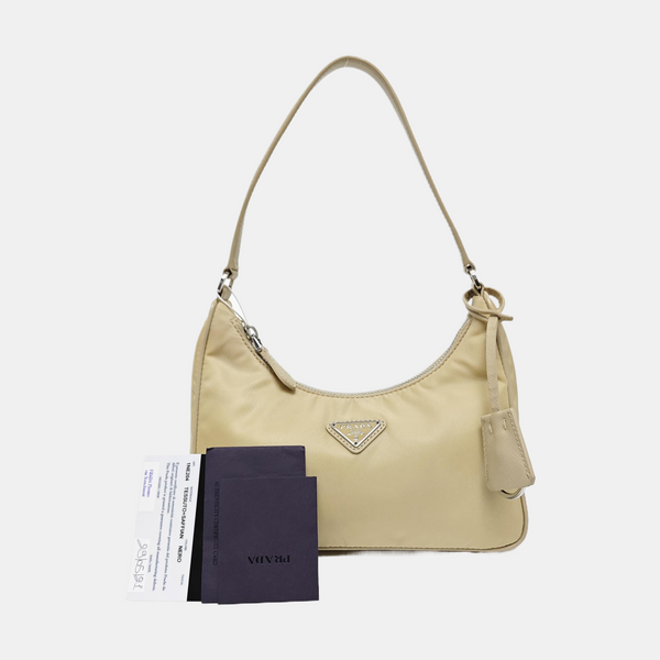 Re-Edition2005 Mini Nylon Beige