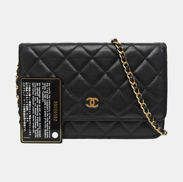 WOC Mini Lambskin Black