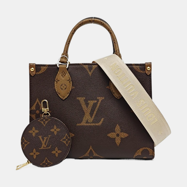 ONTHEGO PM Monogram Coated Canvas Brown