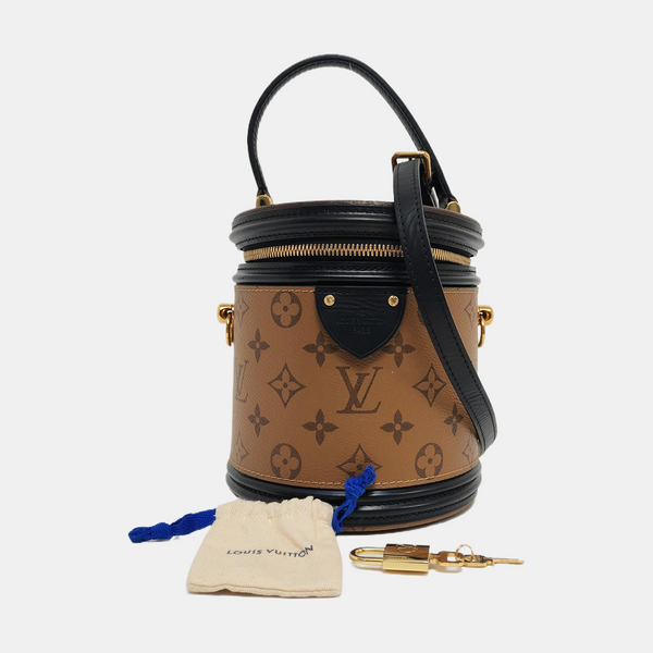 CANNES PM Monogram Coated Canvas Brown