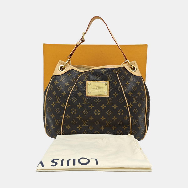GALLIERA Monogram Coated Canvas Brown