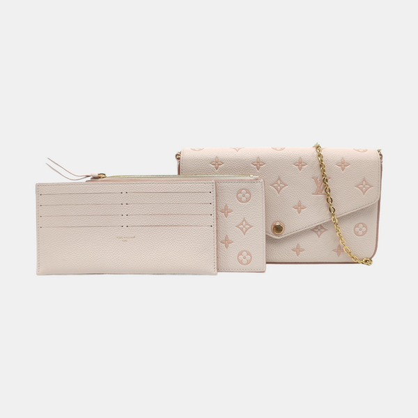 FÉLICIE Monogram Calfskin Beige