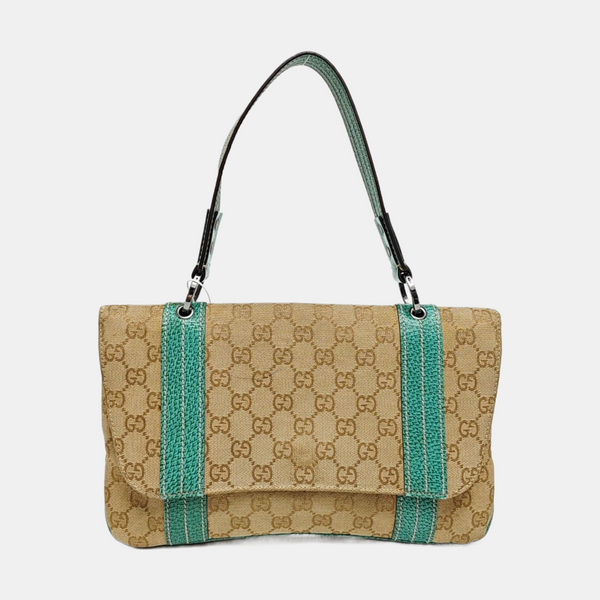 Monogram Canvas Top Handle Bag Beige