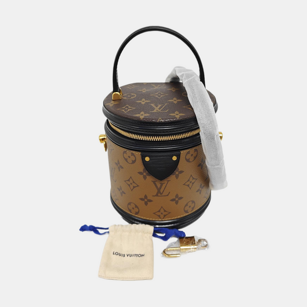 CANNES PM Monogram Coated Canvas Brown