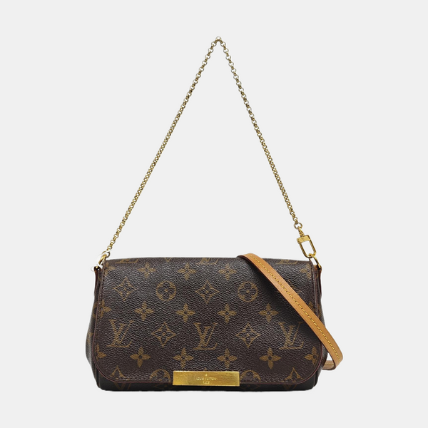 FAVORITE PM Monogram Coated Canvas Brown