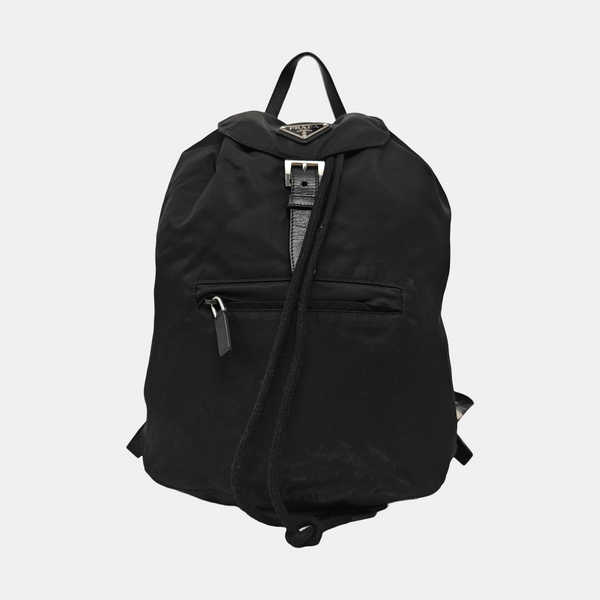 Nylon Backpack Black