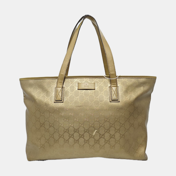 GG Imprime Monogram Coated Canvas Gold