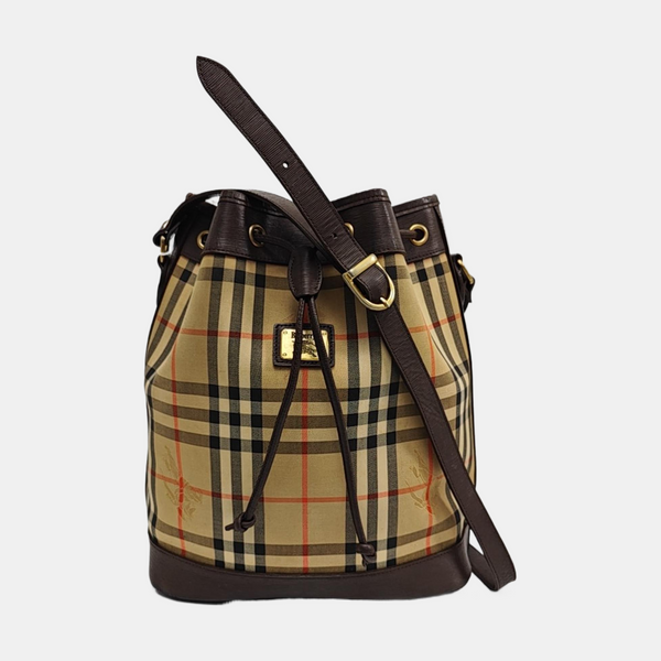 Canvas Bucket Bag Beige