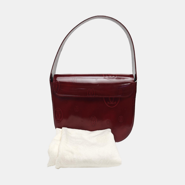 Calfskin Top Handle Bag Red
