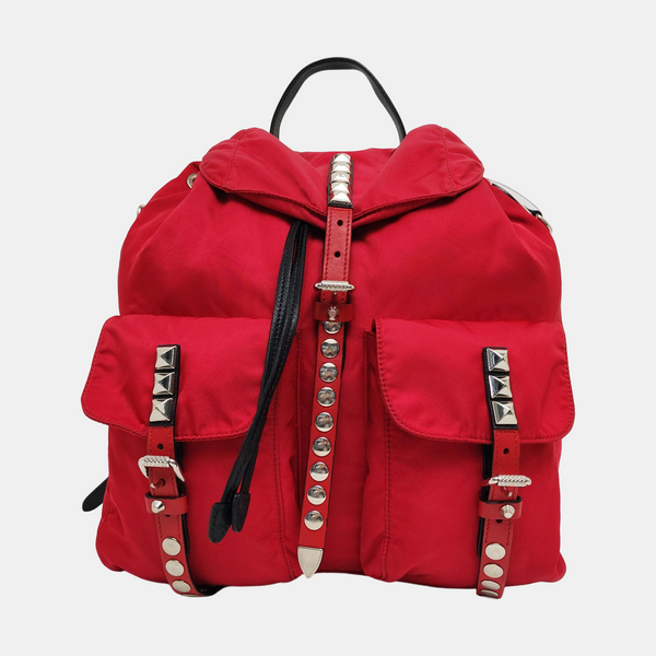 Black Nylon Nylon Red