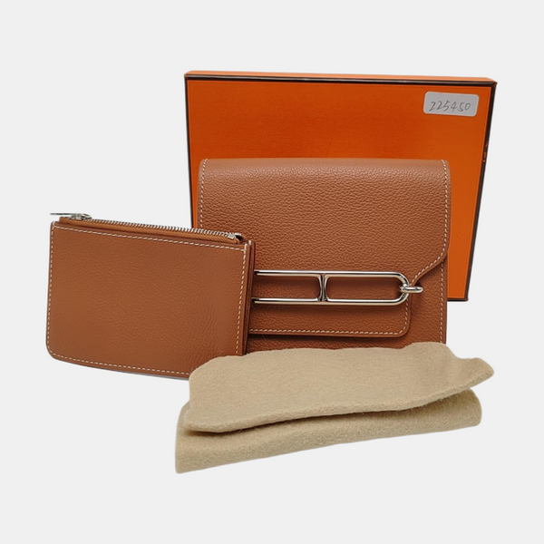 Authenticated pre-owned Roulis Evercolor Brown Wallet - Wallet at Looply