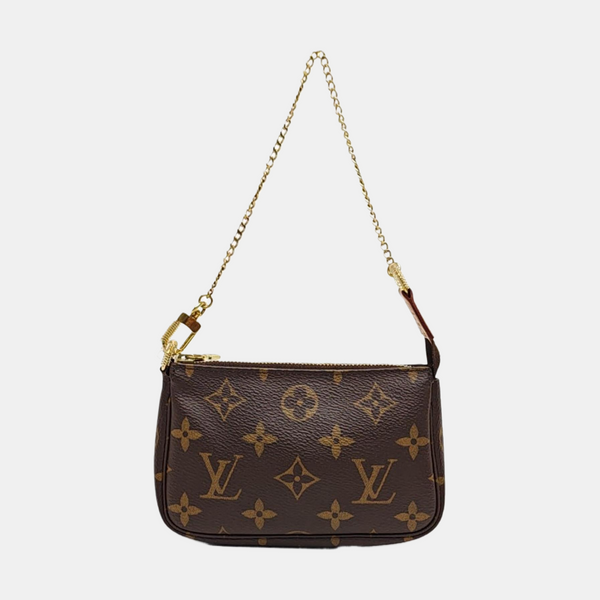 ACCESSOIRES Mini Monogram Coated Canvas Brown