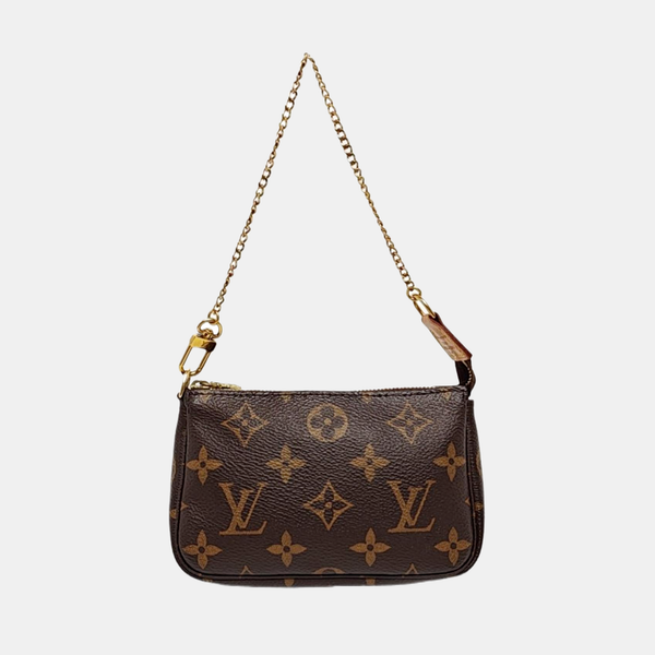 ACCESSOIRES Mini Monogram Coated Canvas Brown