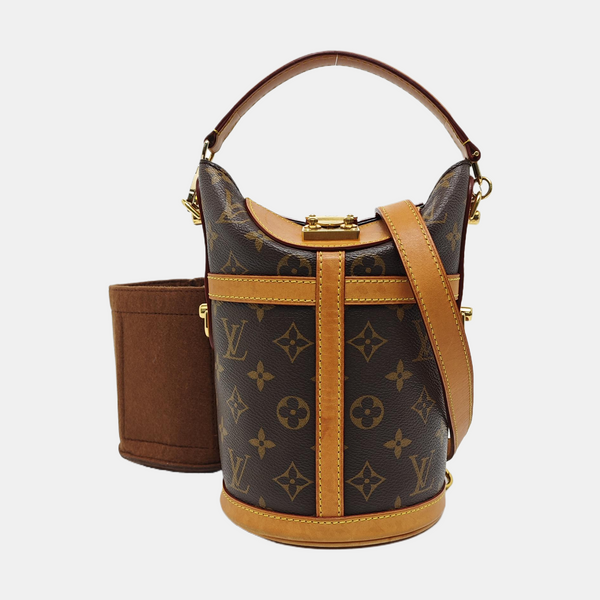 DUFFLE Monogram Coated Canvas Brown