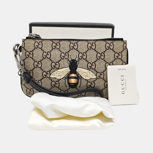 GG Supreme Monogram Coated Canvas Beige
