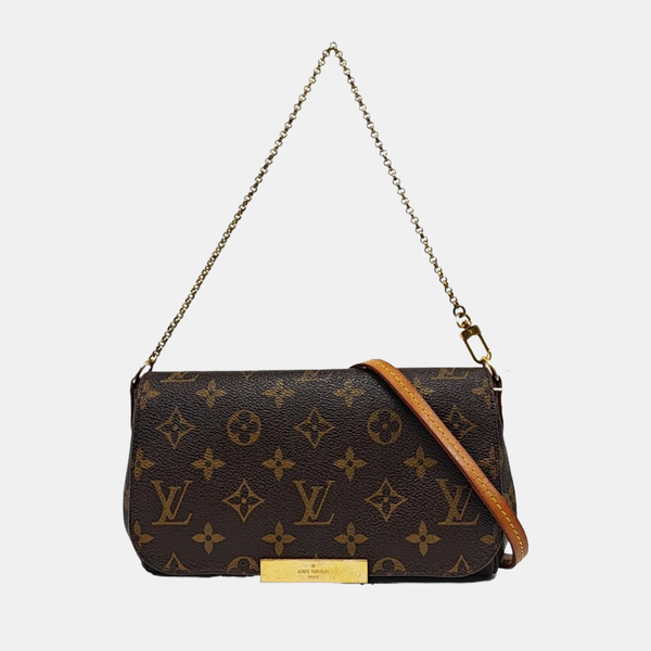 FAVORITE PM Monogram Coated Canvas Brown