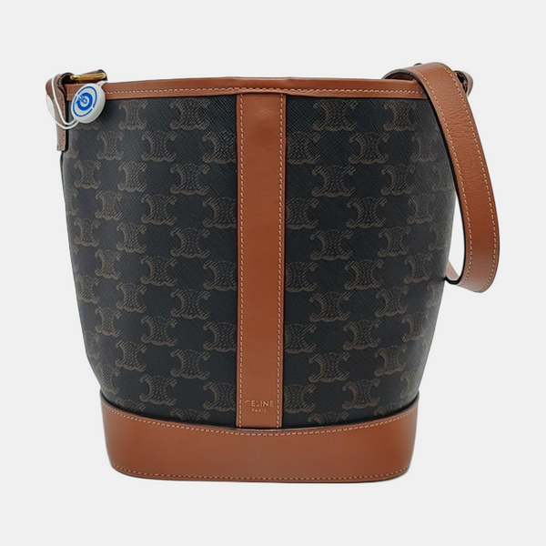 TRIOMPHE CANVAS Small Coated Canvas Brown