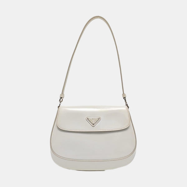 Cleo Saffiano Calfskin White