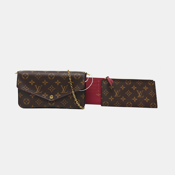 FÉLICIE Monogram Coated Canvas Brown