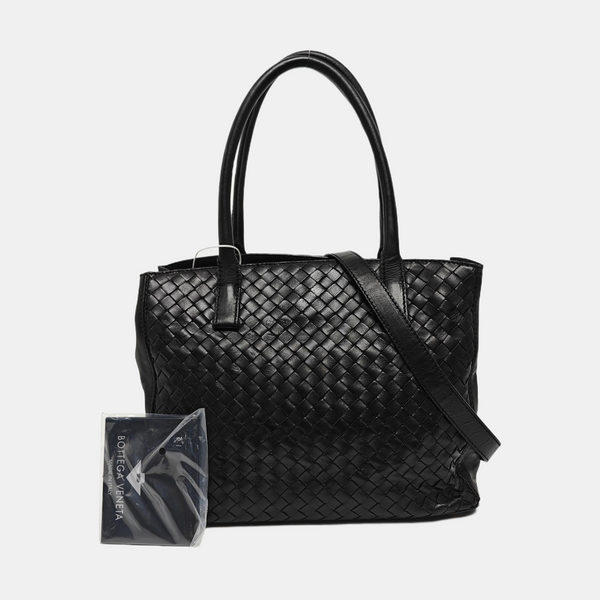 Calfskin Shoulder Bag Black