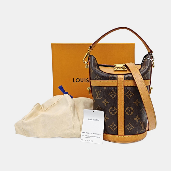DUFFLE Monogram Coated Canvas Brown