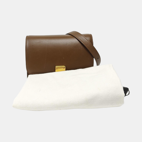 CLASSIC BOX Mini Calfskin Brown