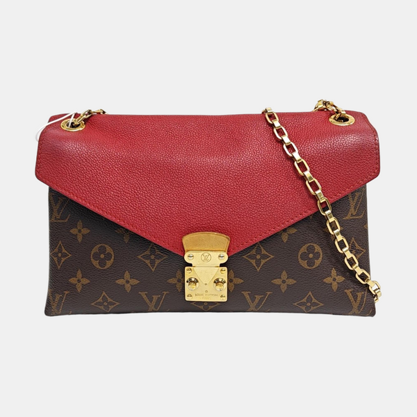 PALLAS BB Monogram Coated Canvas Brown