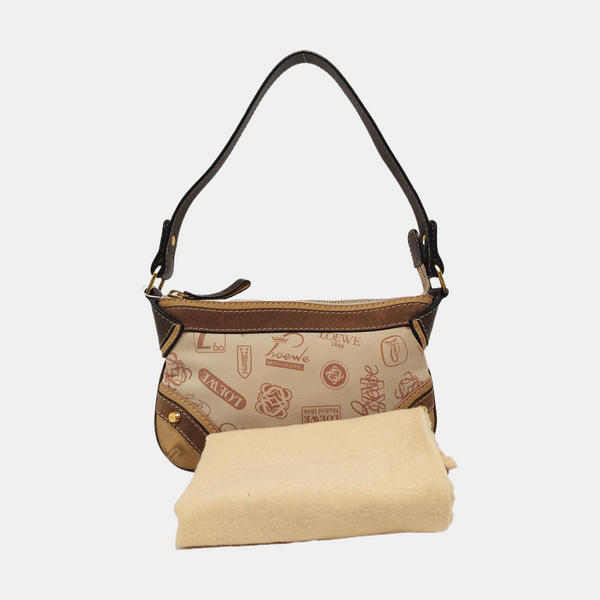 Canvas Top Handle Bag Beige