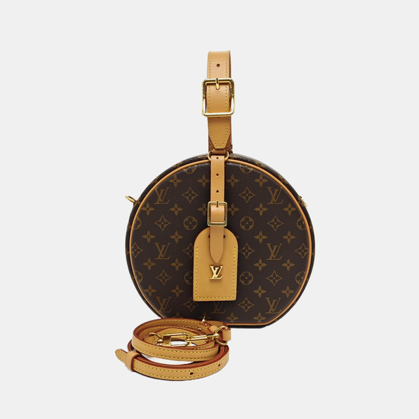 BOITE CHAPEAU PM Monogram Coated Canvas Brown
