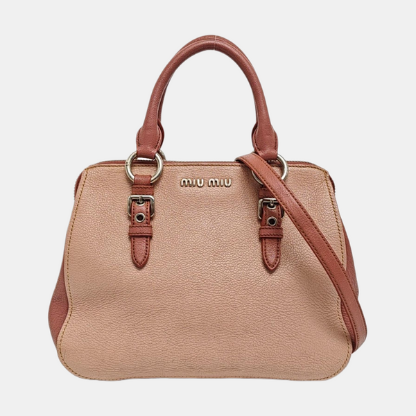 Calfskin Tote Bag Pink