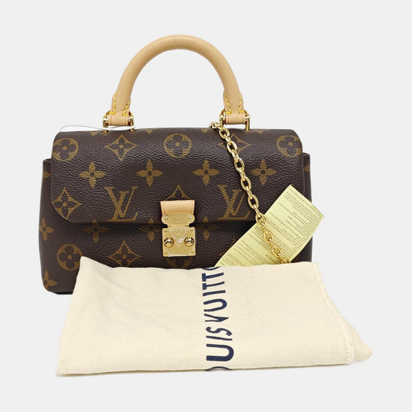 MADELEINE Monogram Coated Canvas Brown