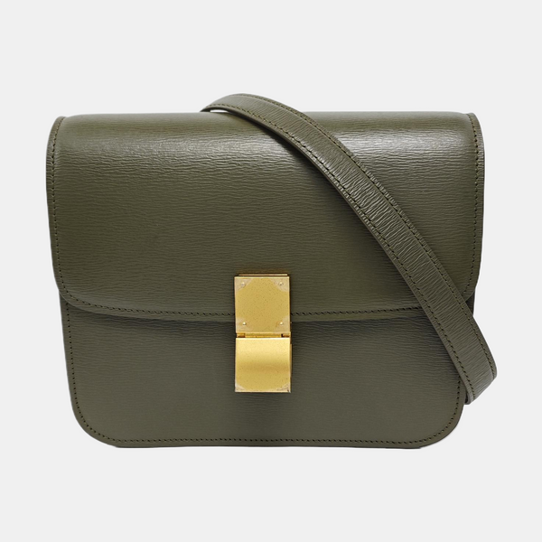 CLASSIC BOX Small Calfskin Green
