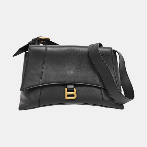 Downtown Medium Calfskin Black