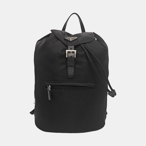 Nylon Backpack Black