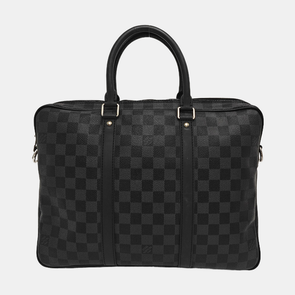 PORTE-DOCUMENTS PM Damier Graphite Coated Canvas Gray